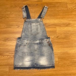 🎉3 for $20 Y2K Dollhouse Denim Overall Mini Dress